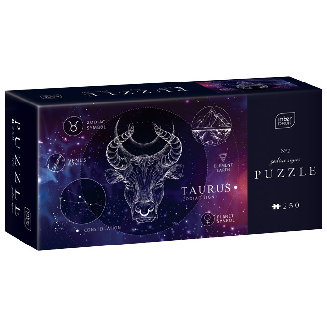 Puzzle 250 kom zodiac 2 taurus (bik) interdruk (56846)