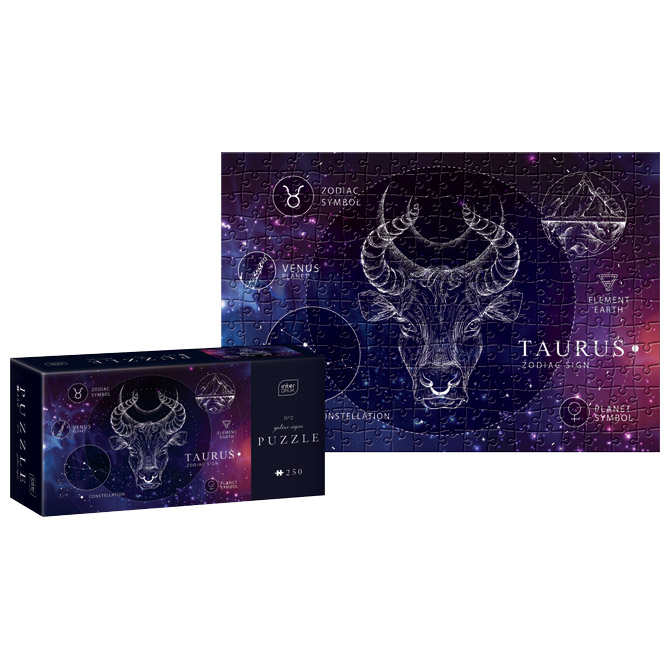 Puzzle 250 kom zodiac 2 taurus (bik) interdruk (56846)