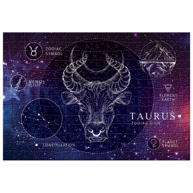Puzzle 250 kom zodiac 2 taurus (bik) interdruk (56846)