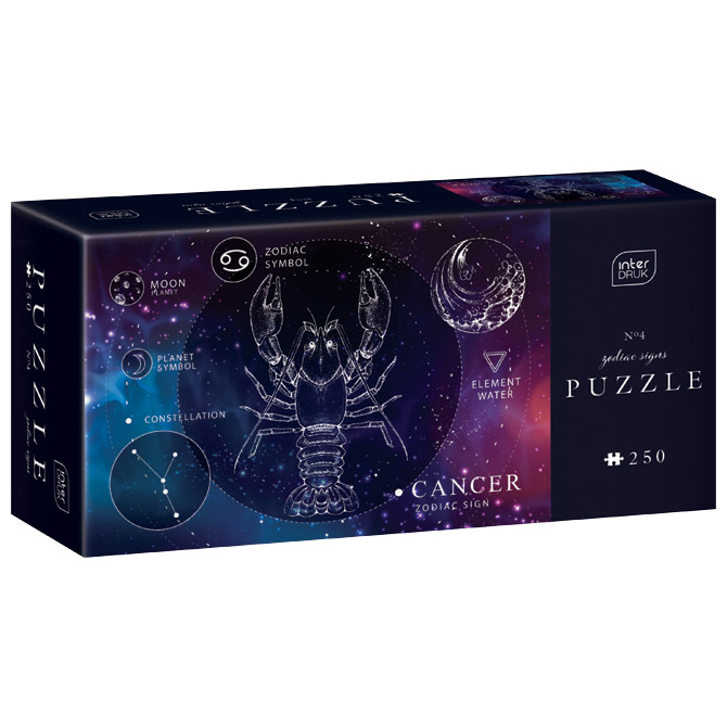 Puzzle 250 kom zodiac 4 cancer (rak) interdruk (56849)