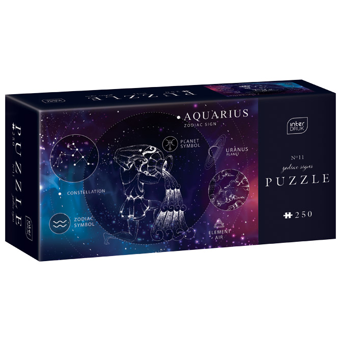 Puzzle 250 kom zodiac 11 aquarius (vodenjak) interdruk (56857)