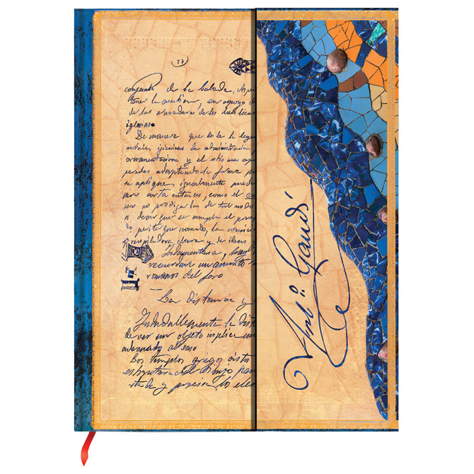Notes 18x23 cm-ultra crte 72l magnet gaudi the manuscript of reus paperblanks pb9778-5 (56941)