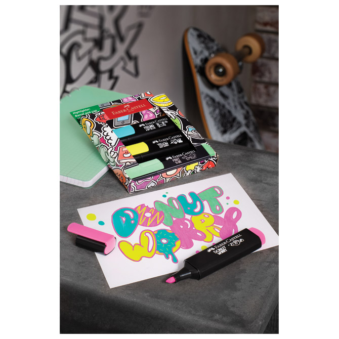 Signir 1-5 mm 46 graffiti kart.kutija faber castell 254690/4boje blister (56994)