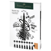 Set pitt artist pen plus sketchbook pk9 faber castell 267102 (56997)