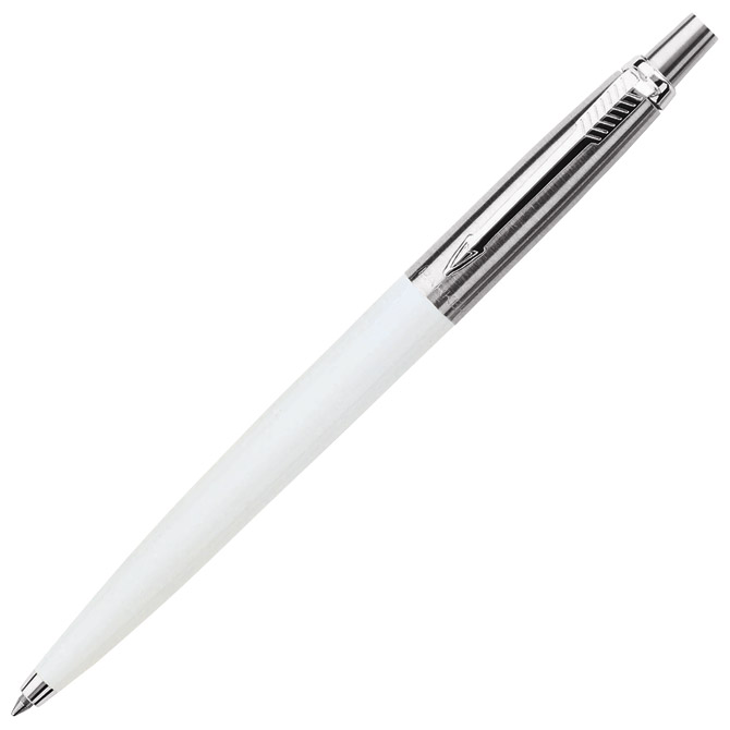 Olovka kemijska jotter parker specijal bijela plus poklon kutija (57069)