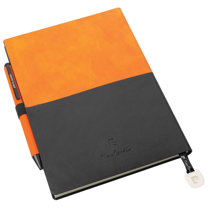 Set notes A5 reporter plus ol.kem.celebration pierre cardin b3501204ip3 narančasto-crna (57082)