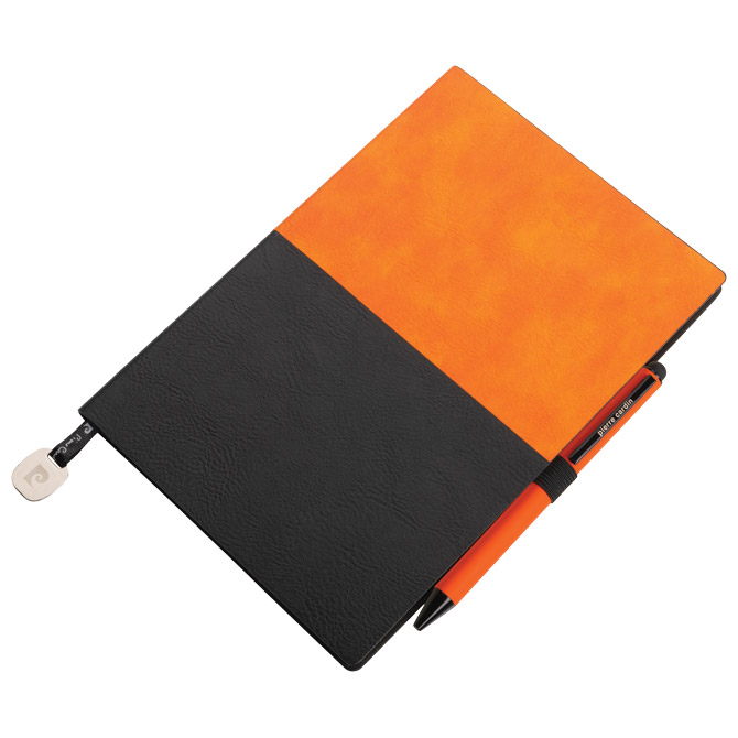 Set notes A5 reporter plus ol.kem.celebration pierre cardin b3501204ip3 narančasto-crna (57082)