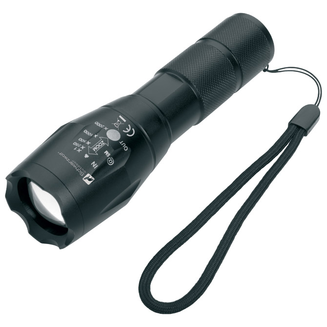 SVJETILJKA RUČNA ANTELAO SCHWARZWOLF F2300700AJ3 CRNA (57175)