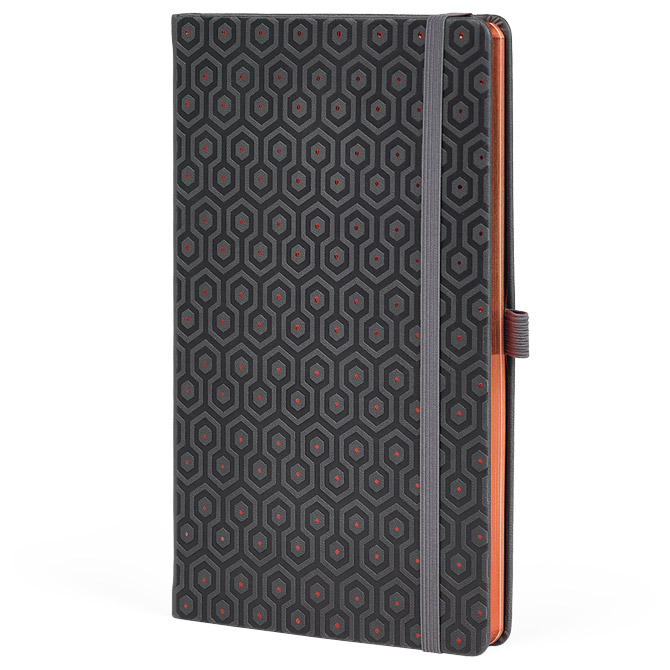 Notes 13x21 cm crte 96l s gumicom castelli copper honeycomb anracit/bakreni (57253)
