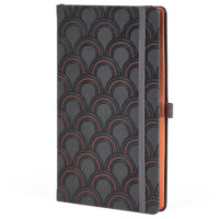Notes 13x21 cm crte 96l s gumicom castelli copper art deco antracit/bakreni (57286)