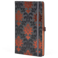 Notes 13x21 cm crte 96l s gumicom castelli copper baroque anracit/bakreni (57287)