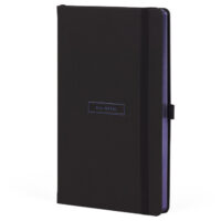 Notes 13x21 cm crte 96l s gumicom castelli all metal blue crno/plavi (57288)