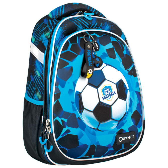 Ruksak školski anatomski lagan xt football blue 25.connect (57382)