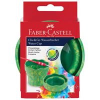 ČAŠA ZA TEMPERE CLIC&GO FABER CASTELL 181528 ZELENA BLISTER (57720)