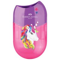 ŠILJILO PVC S PVC KUTIJOM 2 RUPE UNICORN FABER CASTELL 183553 SORTIRANO (57723)