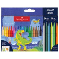 FLOMASTER ŠKOLSKI 18 PLUS 6BOJA DINO FABER CASTELL 554222 BLISTER (57732)