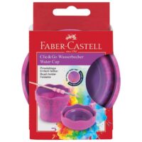 ČAŠA ZA TEMPERE CLIC&GO FABER CASTELL 181527 ROZA BLISTER (57734)