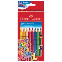 BOJE DRVENE 10BOJA JUMBO GRIP 2001 FABER CASTELL 280922 BLISTER (57789)