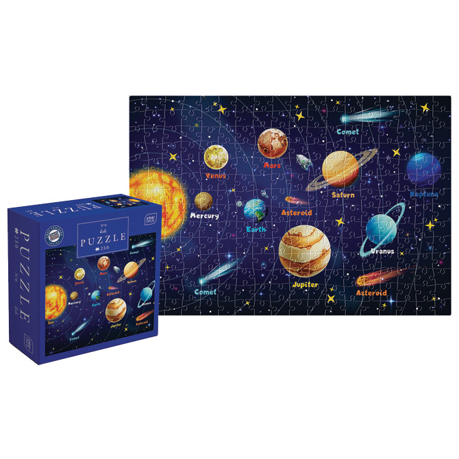 Puzzle 250 kom kids 6 solar system interdruk (58012)