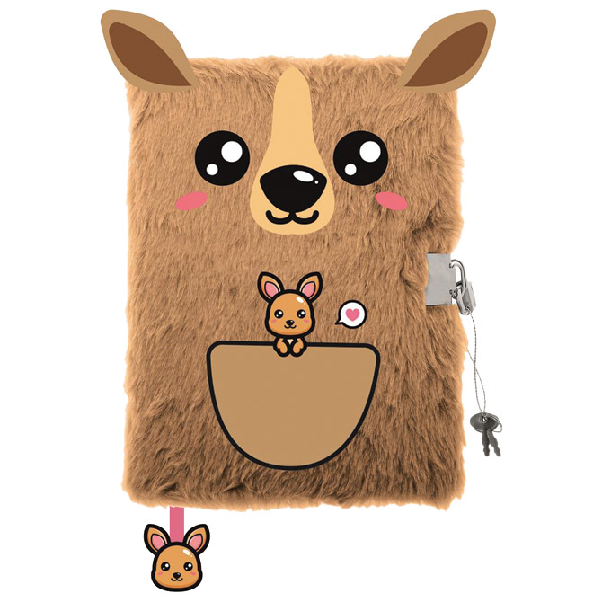 Dnevnik s ključem A5 96l my little friend kangaroo 9460 (58255)