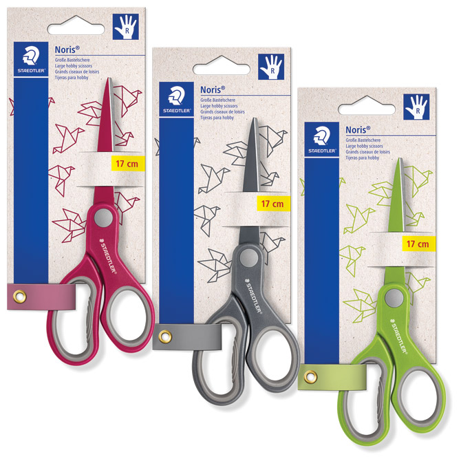 ŠKARE ŠKOLSKE 17 CM NORIS HOBBY STAEDTLER 965 17P BK SORT BLISTER (58365)