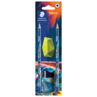 Olovka grafitna hb multiverse pk2 plus gumica plus šiljilo staedtler 170sbke2-1 blister (58399)