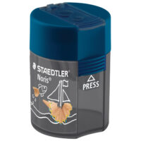 Šiljilo metalno s pvc kutijom 2rupe "ocean" staedtler 512 003 plavo/sivo (58426)