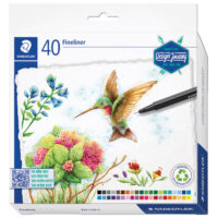 Flomaster fineliner 0,3 mm 40boja triplus design journey staedtler 334 c40-c (58439)