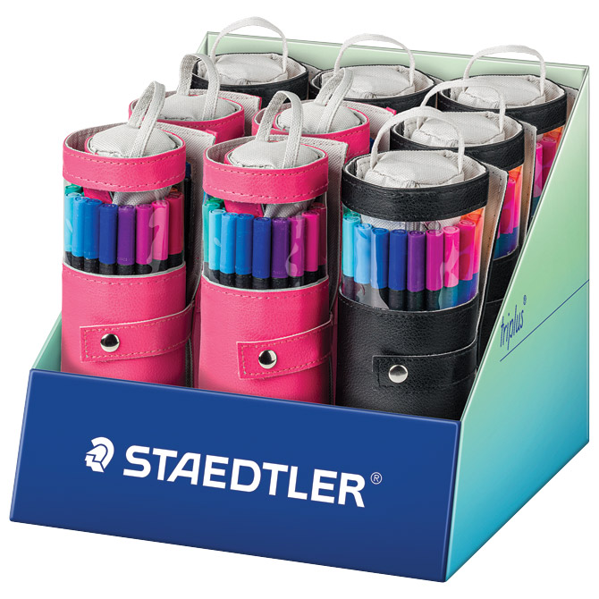 Flomaster fineliner 0,3 mm 20boja u pernici triplus staedtler 334 pc20p (58440)