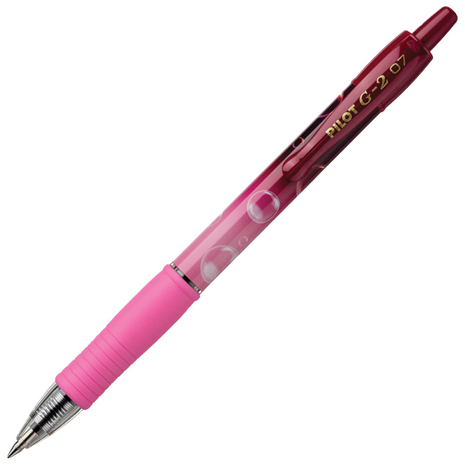 Roler gel grip 0,7 mm g2 bubble pilot blg27trb-pg-l (plavi ispis) rozi (58448)
