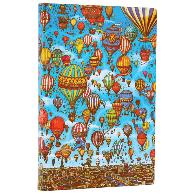 Notes 9x14 cm-mini crte 104l s gumicom balloon festival flexis paperblanks fb9912-3 (58536)