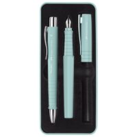 GARNITURA OLOVKA KEMIJSKA PLUS NALIVPERO POLY U MET.KUT. FABER CASTELL 241053 PASTELNO TIRKIZNA (58602)