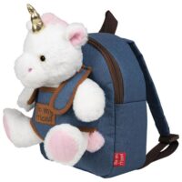 RUKSAK MINI S ODVOJIVIM PLIŠANCEM TIARA UNICORN PERLETTI 13037 (58758)