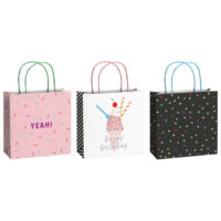 Vrećice ukrasne 20x20x8 cm birthday 2 stewo 5203 25 sortirano (58839)