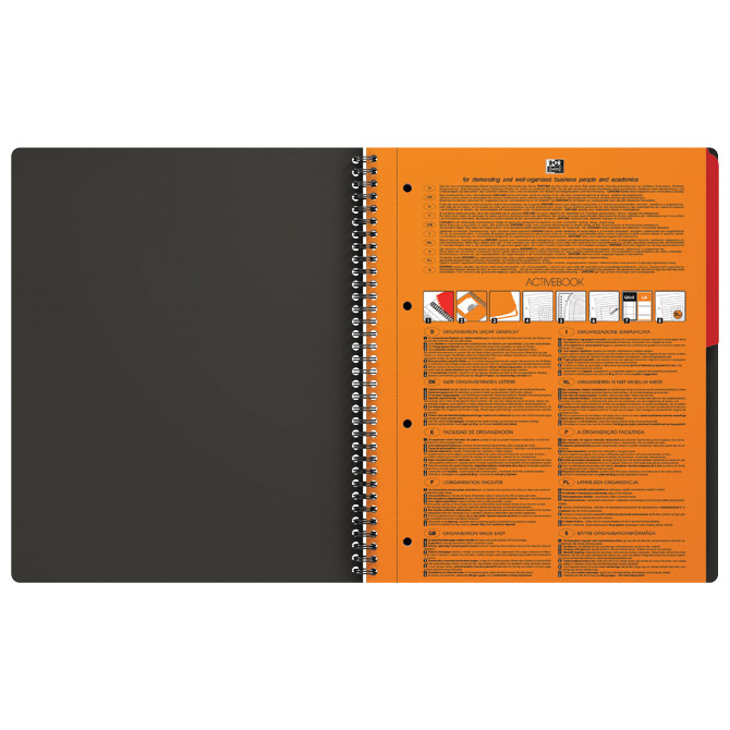 Blok kolegij A4 karo 80l perforacija plus 4rupe activebook oxford 100104329 (58892)