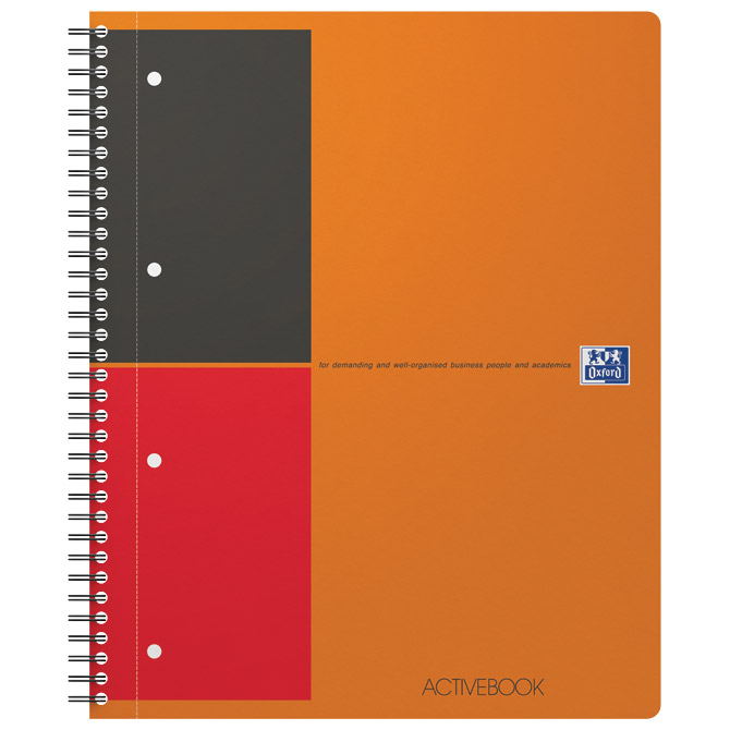 Blok kolegij A4 crte 80l perforacija plus 4rupe activebook oxford 100102994 (58893)