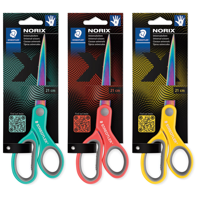 ŠKARE ŠKOLSKE 21 CM NORIX STAEDTLER 965 21X BK SORT BLISTER (58973)