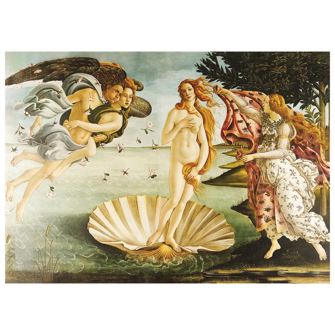 Puzzle 1000 kom tuba art.5 sandro botticelli "the birth of venus" interdruk (58982)