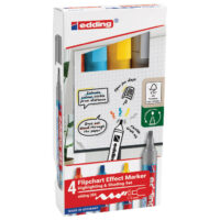 Marker flipchart effect 1-5 mm Edding 385/4 boje (59047)