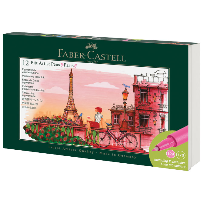 SET PITT ARTIST PEN PK12 PARIS FABER CASTELL 267136 SORTIRANO (59600)