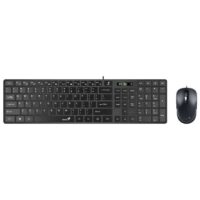 TIPKOVNICA USB SLIMSTAR COMBO 126 PLUS MIŠ USB GENIUS CRNA (59659)