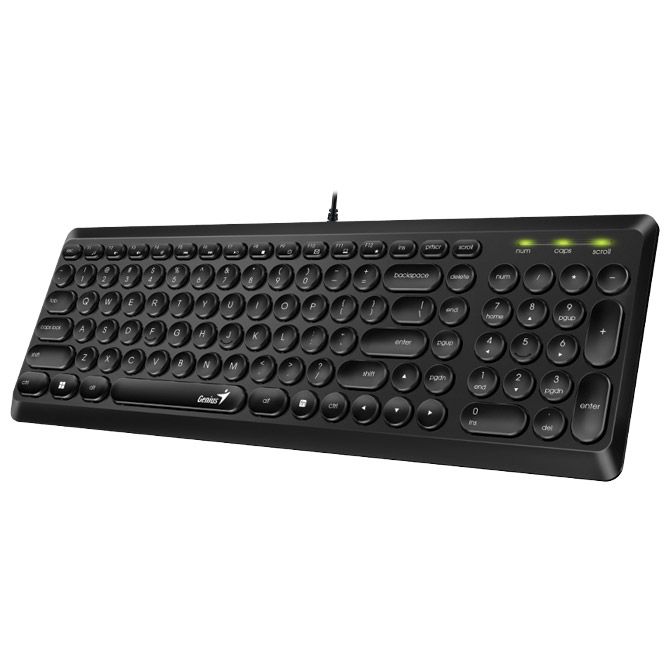 TIPKOVNICA USB SLIMSTAR Q200 GENIUS CRNA (59660)