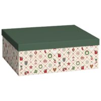 KUTIJA UKRASNA KARTONSKA X-MAS 24X33X12 CM STEWO 5123 50 (60017)