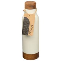 BOCA TERMO MOLU COTE D'AZUR 3978 METALNA S DRVENIM POKLOPCEM 630 ML BIJELA (60527)