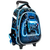 RUKSAK ŠKOLSKI S KOTAČIĆIMA XT GAMER BLUE 26.CONNECT (60539)
