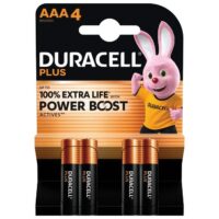 BATERIJA ALKALNA 1,5V AA PLUS BOOST PK4 DURACELL LR6 BLISTER (60870)