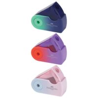 ŠILJILO PVC S PVC KUTIJOM 1RUPA SLEEVE MINI FLOW FABER CASTELL 182776 SORTIRANO (60930)