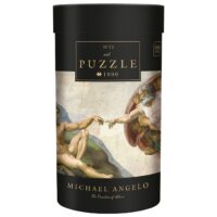 PUZZLE 1000 KOM TUBA ART.11 MICHELANGELO "CREATION OF ADAM (SISTINE CHAPEL)" INTERDRUK (61674)