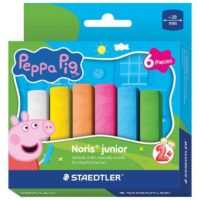 KREDA ČETVRTASTA JUMBO 6BOJA NORIS JUNIOR PEPPA PIG STAEDTLER 2365 C6 L1 (61712)