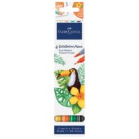 MARKER OBOSTRANI AKVAREL 4 BOJE TROPICAL TUCAN GOLDFABER FABER CASTELL 164508 BLISTER (61771)